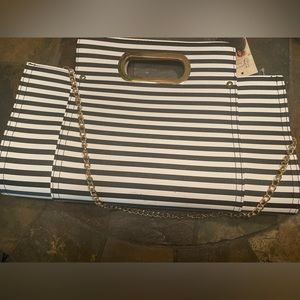 😍NWT Essential Elements clutch bag with chain strap💕💕